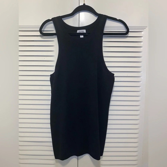 lucyswhims The Drop Women's Fitted Cutaway Racer Tank Sweater - Picture 2 of 5